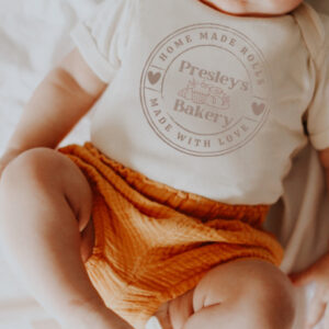 Homemade Rolls Personalized Baby Baby Onesie