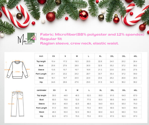 Kids Christmas Coloring sleepwear set with fabric markers included. - Image 6