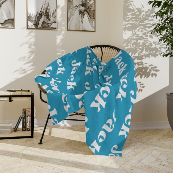 Name Personalized Velveteen Minky Blanket - Image 6