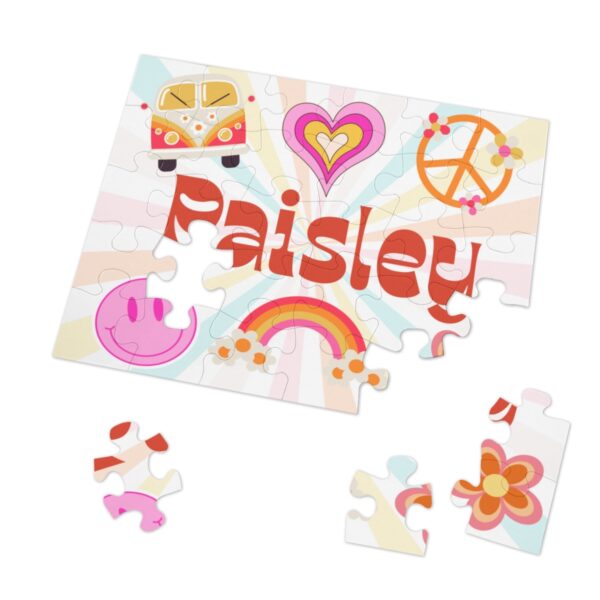 Groovy Personalized Name Puzzle - Image 2