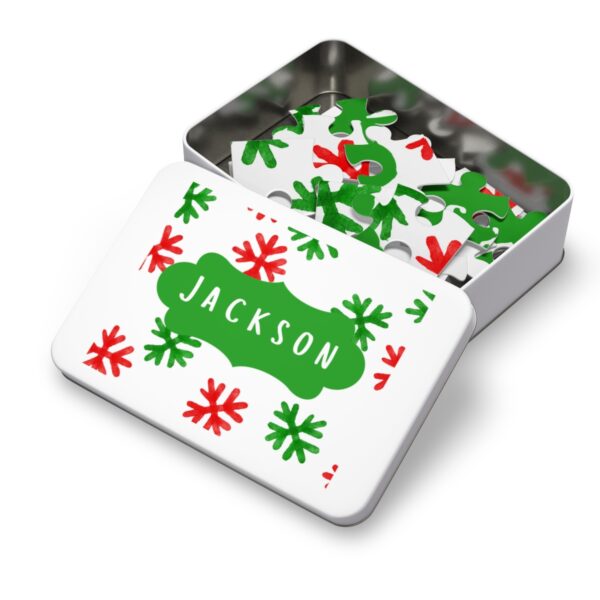 Christmas Snowflake Personalized Name Puzzle - Image 3