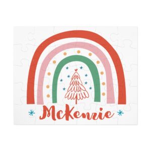 Boho Rainbow Personalized Name Puzzle