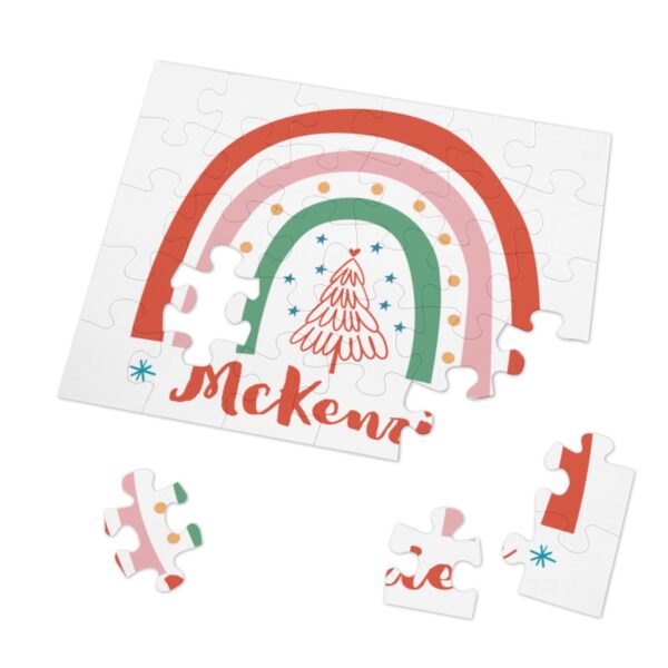 Boho Rainbow Personalized Name Puzzle - Image 3