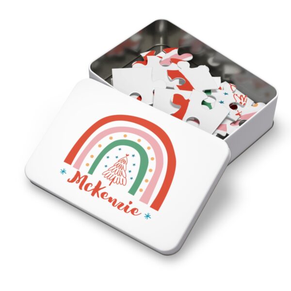 Boho Rainbow Personalized Name Puzzle - Image 4