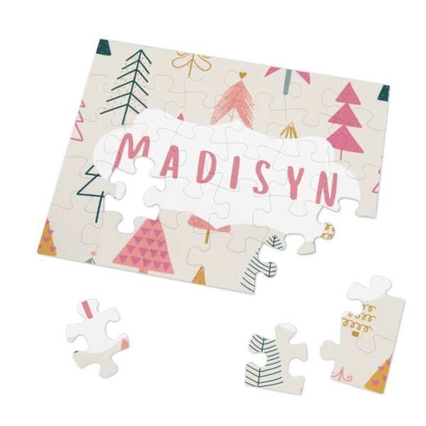 Christmas Tree Personalized Name Puzzle - Image 3