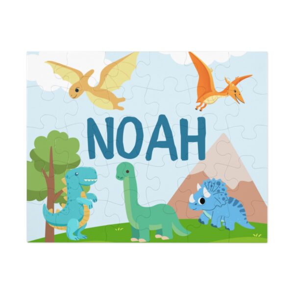 Dinosaur Personalized Name Puzzle - Image 2