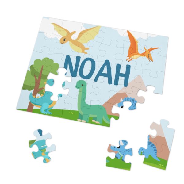 Dinosaur Personalized Name Puzzle - Image 3