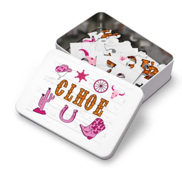 Glam Cowgirl Personalized Name Puzzle - Image 3