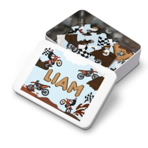 Dirtbike Personalized Name Puzzle