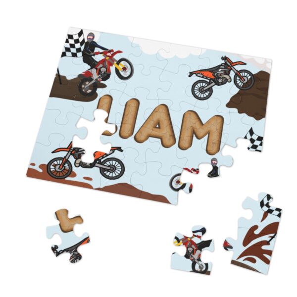 Dirtbike Personalized Name Puzzle - Image 3