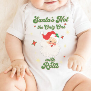 Santa's not the only one with rolls onesie variation