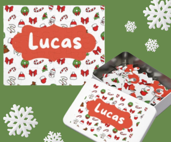 Christmas Personalized Name Puzzle - Image 2