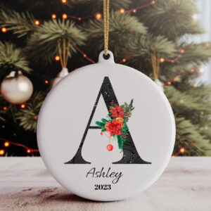 Personalized Monogram Ornament