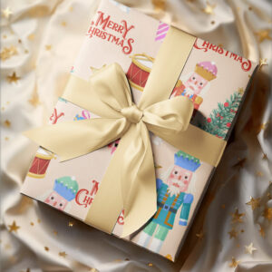 Nutcracker Christmas wrapping paper