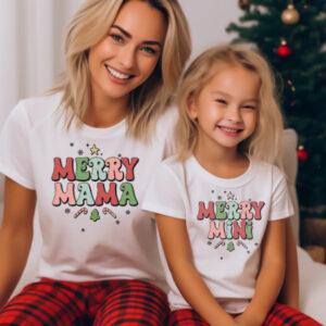 Merry Mama Matching Merry Mini Tee