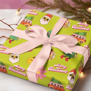 Groovy Christmas Wrapping Paper